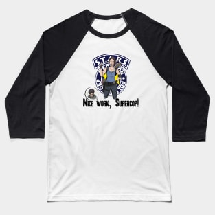 Jill the Supercop! (S.T.A.R.S. Logo) Baseball T-Shirt